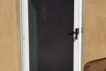 crimsafe white door