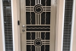 owl zia security door. with crimsafe stainless steel security screen.