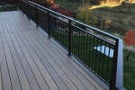 Custom spec steel balcony railing